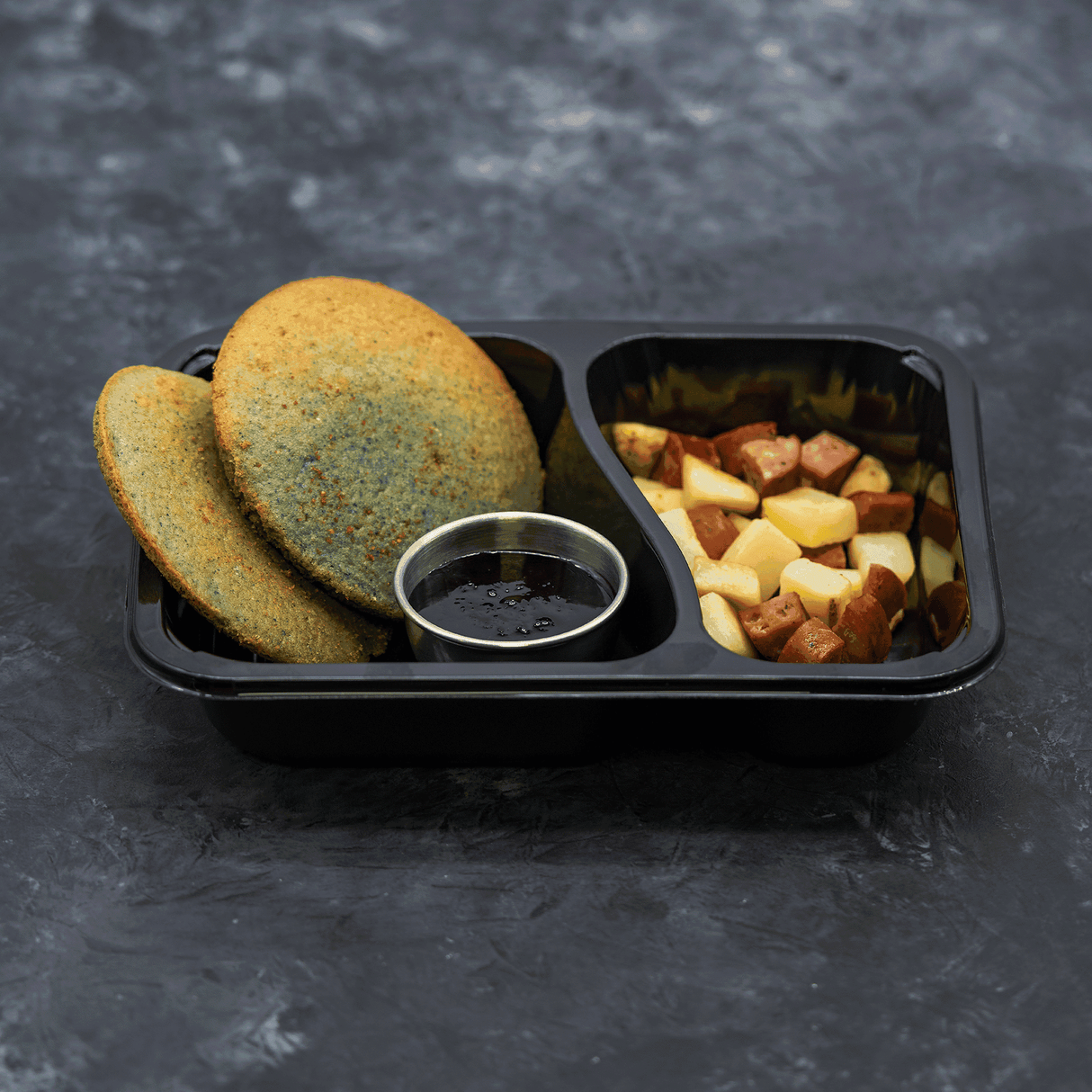 Blue Corn Pancake Breakfast