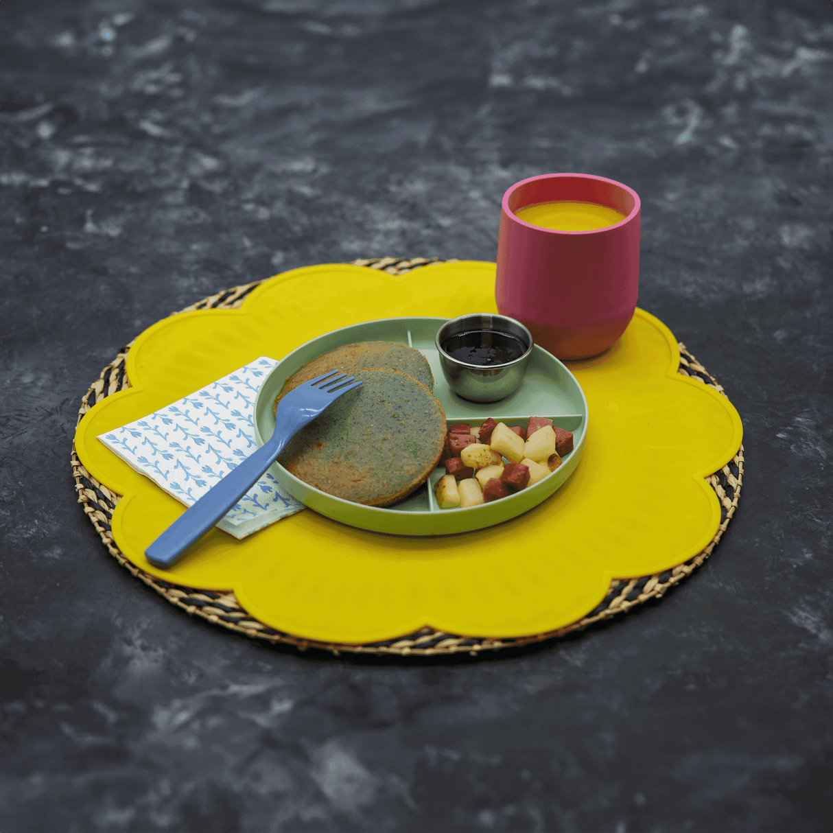 Blue Corn Pancake Breakfast