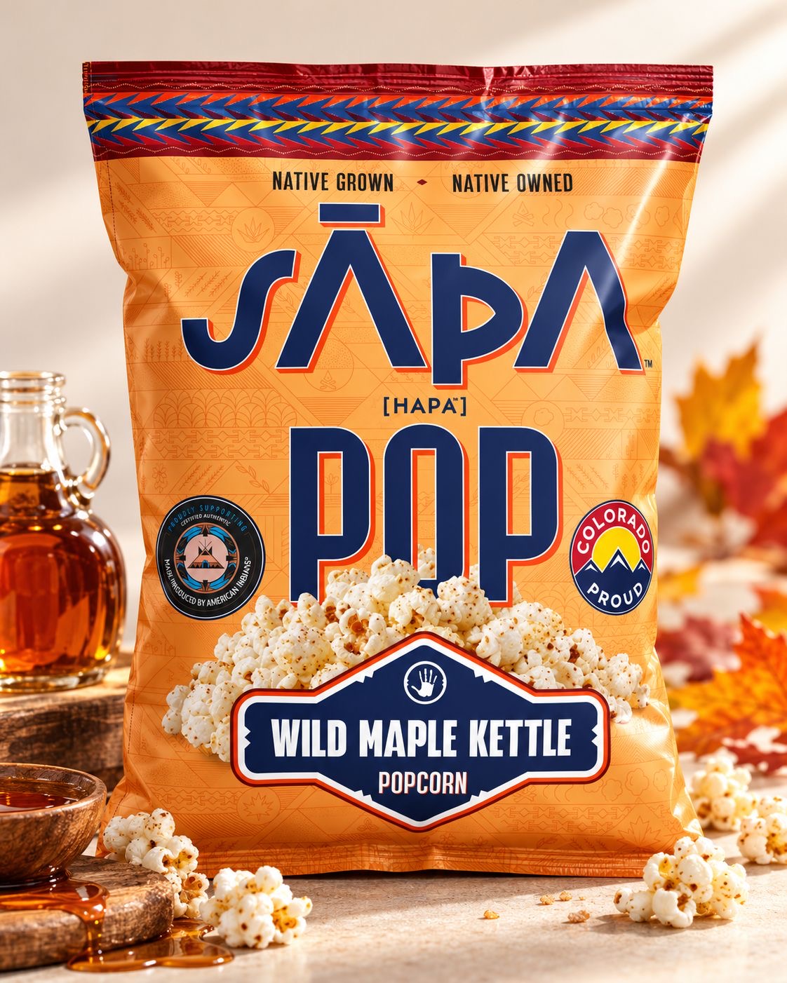HAPA Pop Wild Maple Kettle Popcorn 3-pack