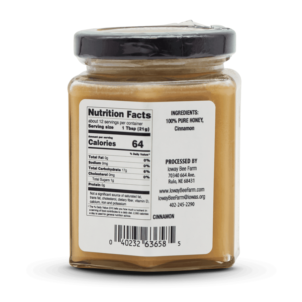 Ioway Bee Farm Cinnamon Creamed Honey