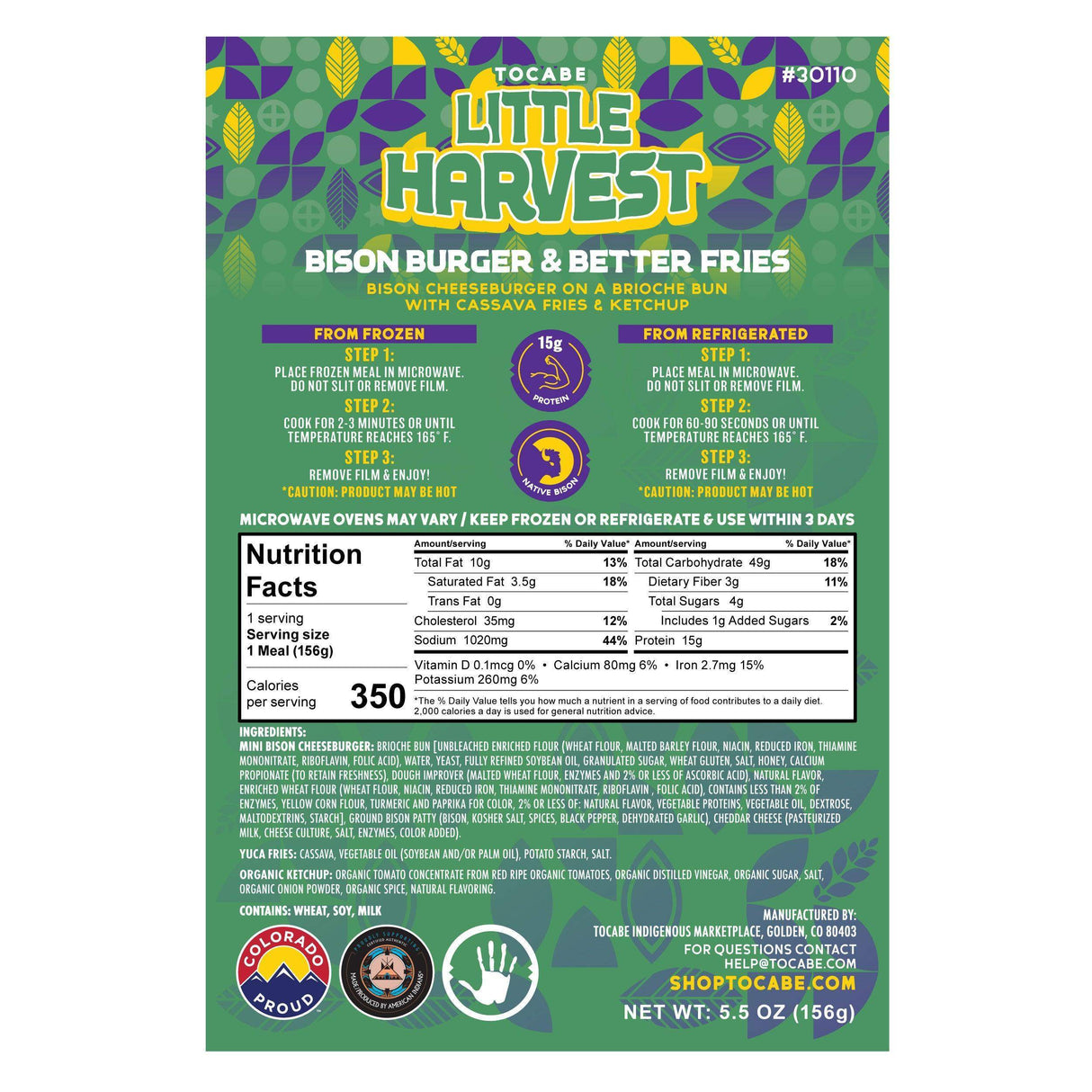 Bison Burger & Better Fries