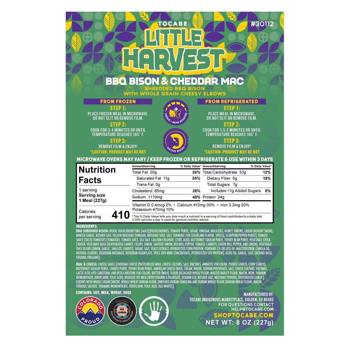 BBQ Bison & Cheddar Mac