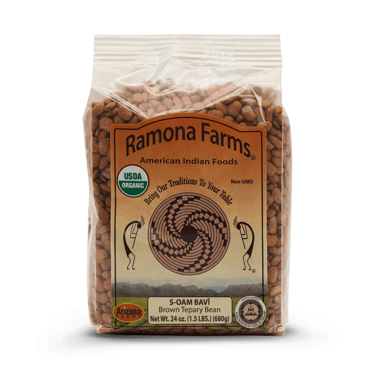 Ramona Farms Brown Tepary Beans (S-Oam Bavi)