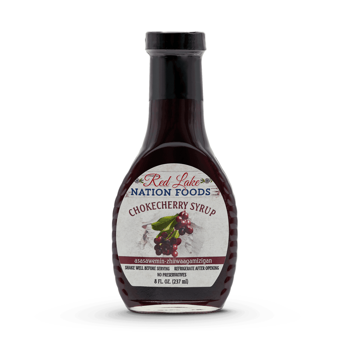Red Lake Nation Foods Chokecherry Syrup (asasawemin-zhiiwaagamizigan)