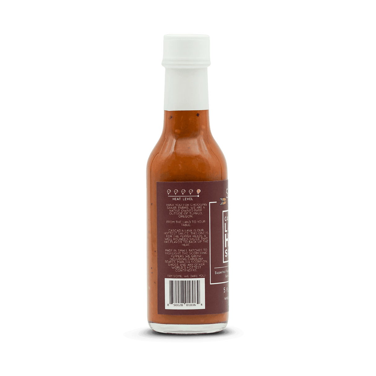Sakari Farms Cascadia Lava Hot Sauce