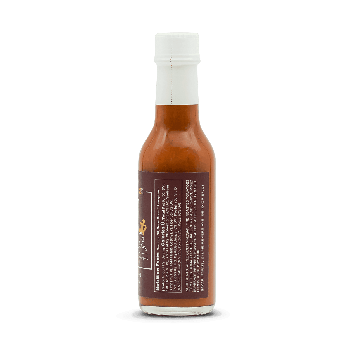 Sakari Farms Cascadia Lava Hot Sauce