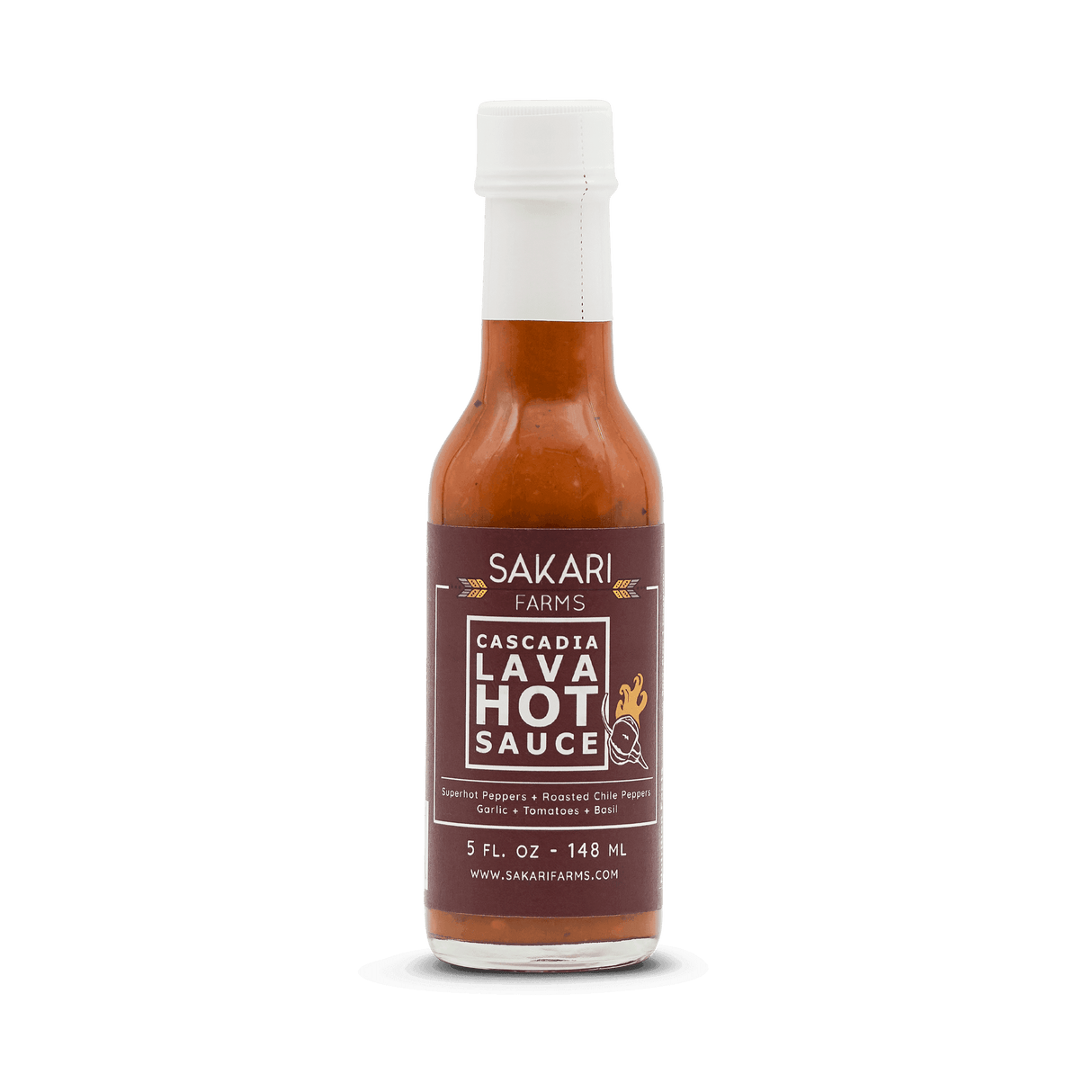 Sakari Farms Cascadia Lava Hot Sauce