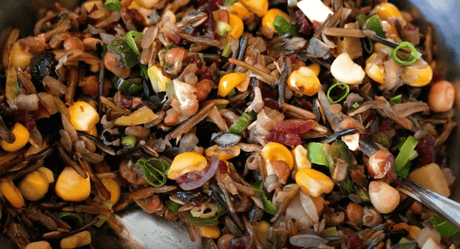 Wild Rice Grain Bowl with Tepary Beans