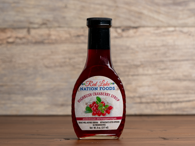 Red Lake Nation Highbush Cranberry Syrup