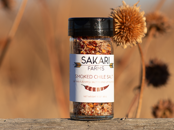 Sakari Farms Smoked Chile Salt – 3.4 oz