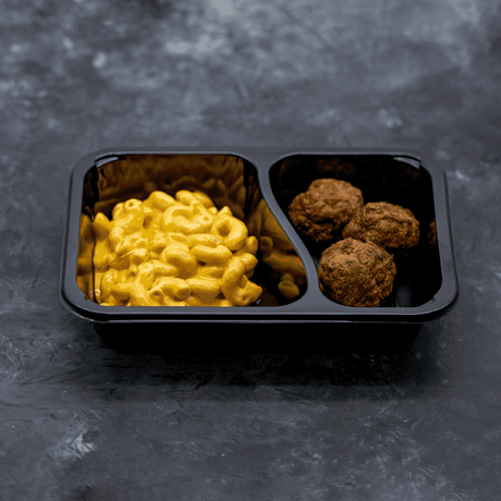 Cheddar Mac  & Meatballs