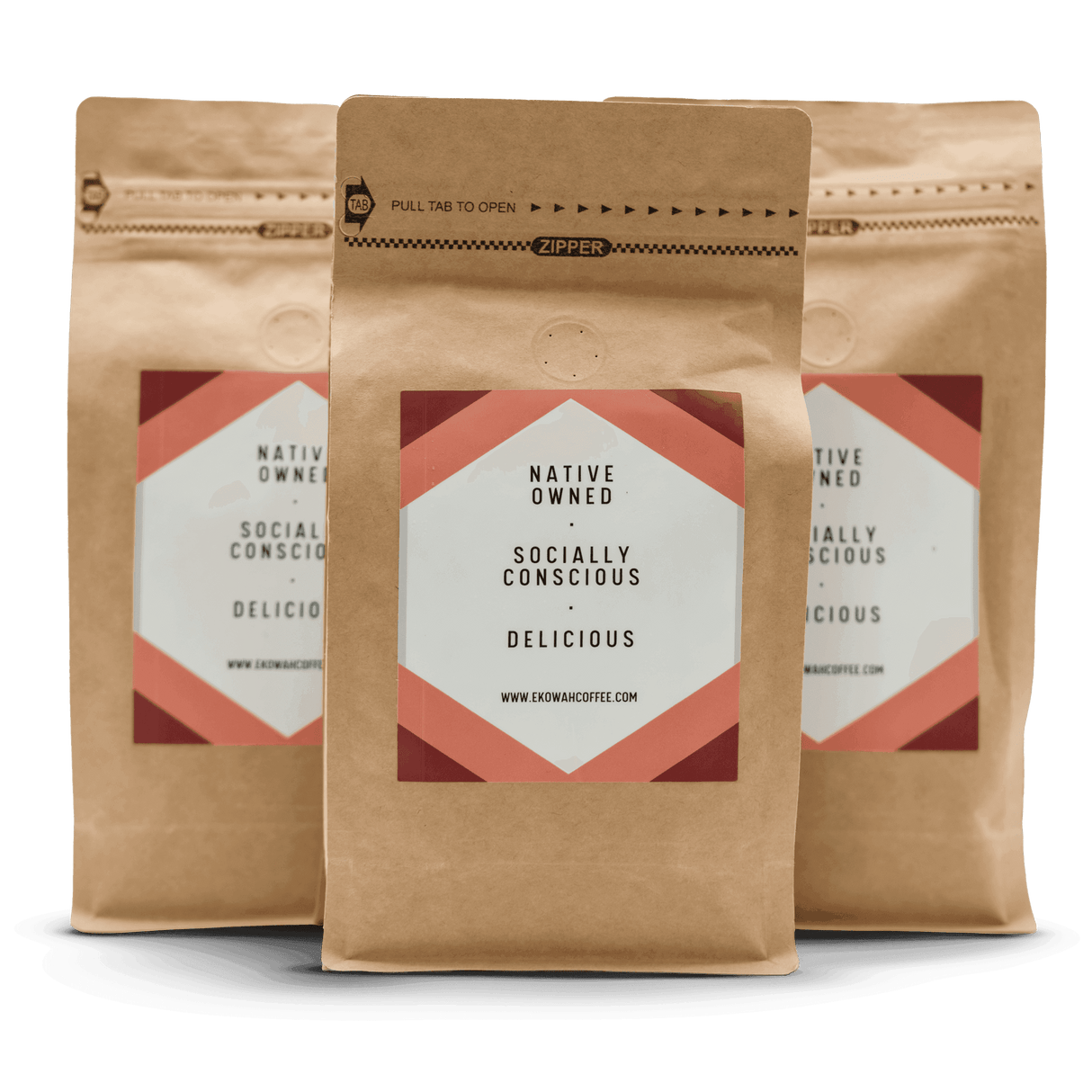 Ekowah Coffee Tinker Camp Colombian Dark Roast 3-Pack