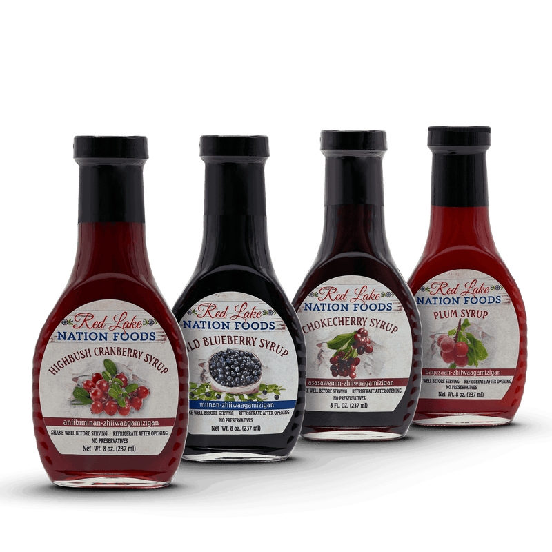Red Lake Fruit Syrup Bundle Tocabe Indigenous Marketplace