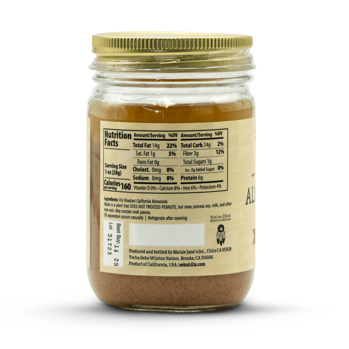 Séka Hills Almond Butter – Creamy