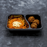 Super Spaghetti & Bison Meatballs