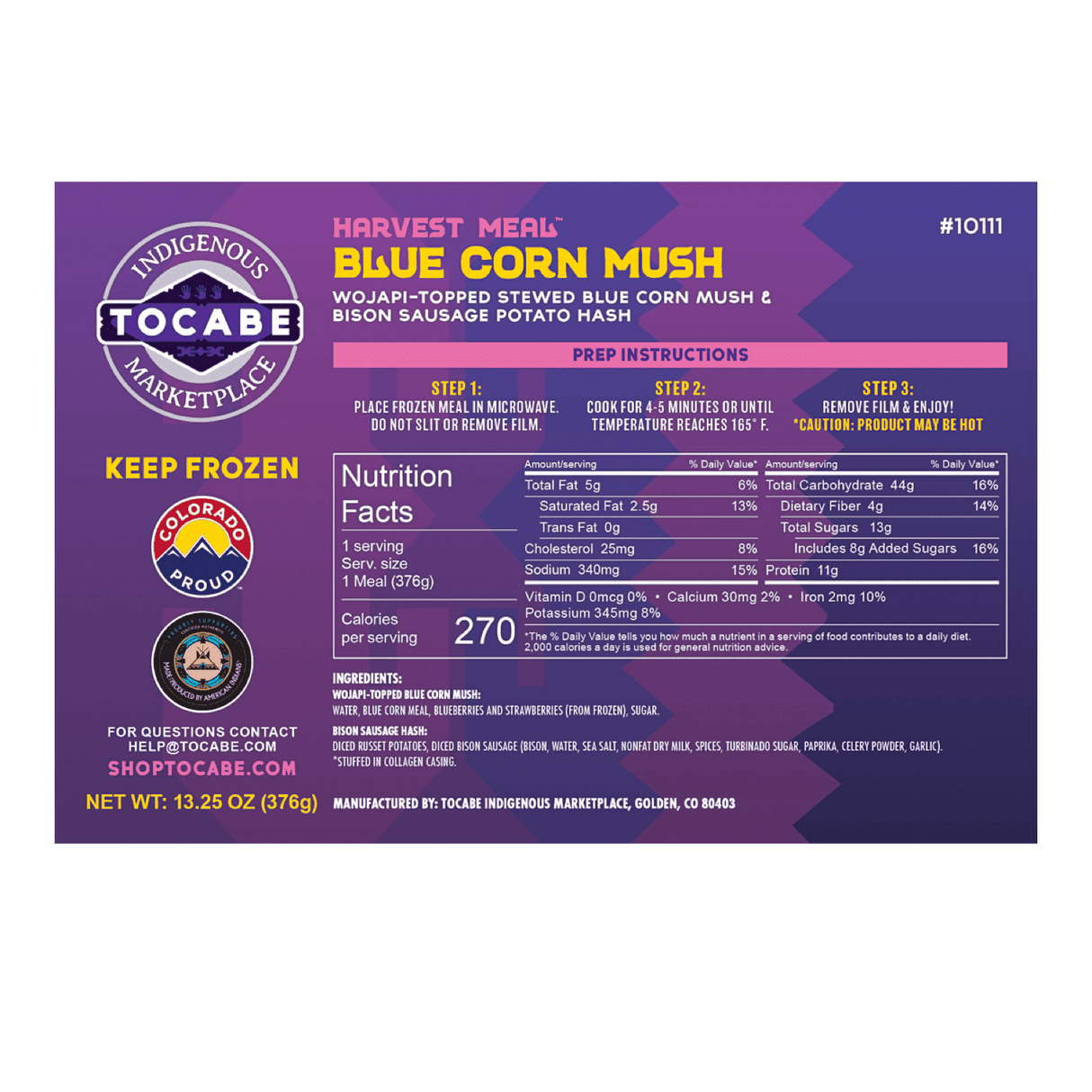 Blue Corn Mush