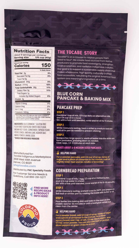 Tocabe's Blue Corn Pancake & Baking Mix